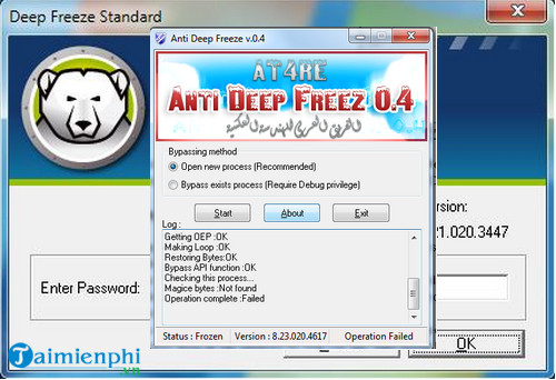 How To Hack Password Deep Freeze Standard Works On Version 8.23.020.4617