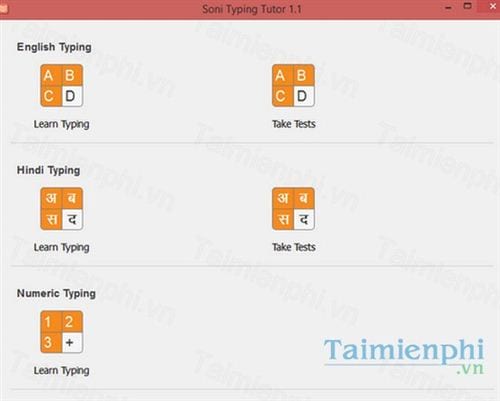 soni typing tutor