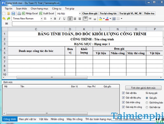 Dự toán f1 du toan f1