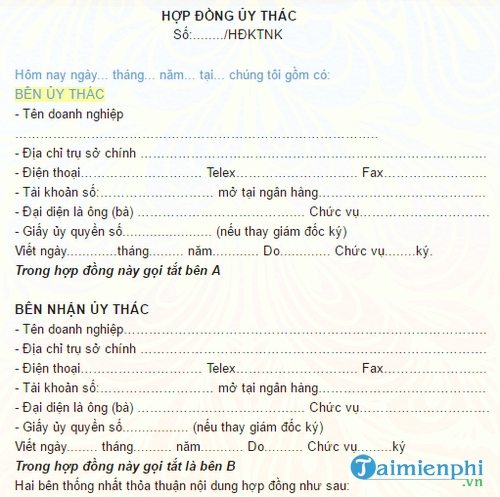 hop dong uy thac