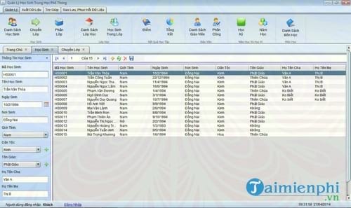 phan mem quan ly hoc sinh thpt 2011