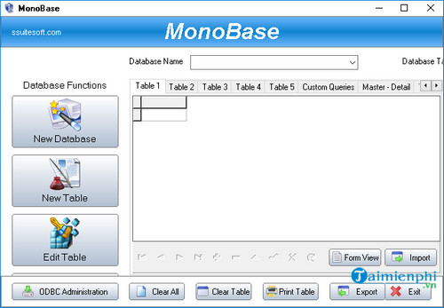 ssuite monobase database