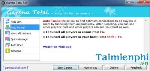 garena auto tunnel