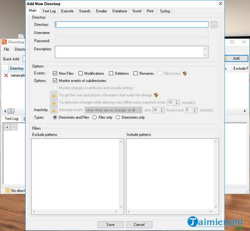 Download Directory Monitor 2.12.13 - Phần mềm giám sát thư mục hiệu qu
