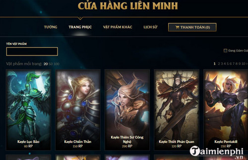 cua hang lien minh