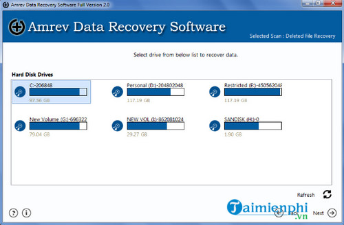amrev data recovery software