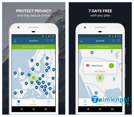 nordvpn cho android