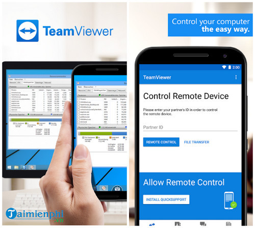 teamviewer for remote control