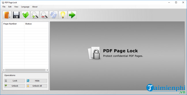 pdf page lock