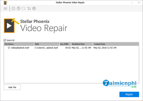 stellar phoenix video repair