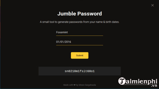 jumble password