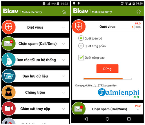 bkav mobile security
