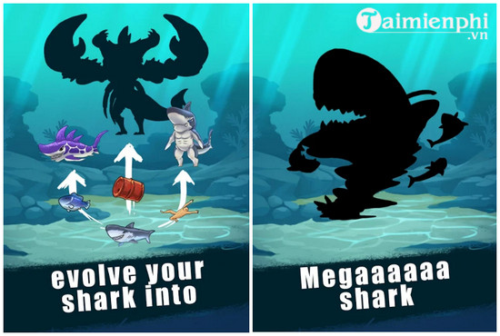 Tải Shark Evolution World - Game điều khiển cá mập săn mồi, tiến hóa