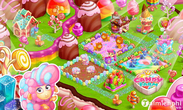 Download Sweet Candy Farm cho Android - Trở thành ông chủ nông trại kẹ