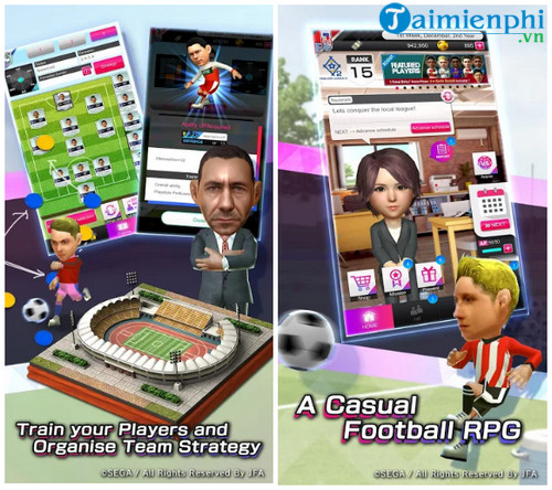 Tải SEGA POCKET CLUB MANAGER, game quản lý bóng đá cho Android, iPhone