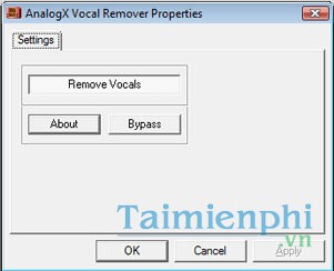 Tải Vocal Remover - Tạo, thiết kế một bản nhạc karaoke 2 Vocal Remover