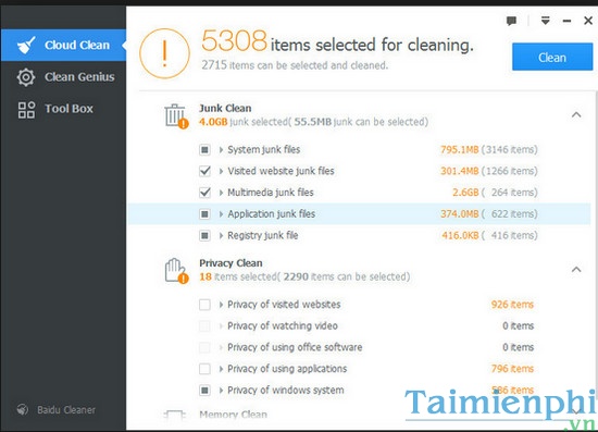 Baidu Cleaner