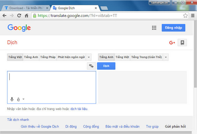 tai google dich