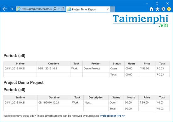 Download Project timer 1.11.0 - Quản lý dự án thông minh -taimienphi.v