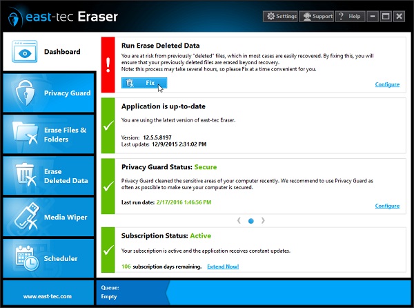 download east tec eraser