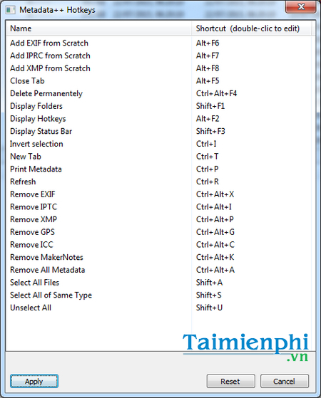Download Metadata++ 2.02 build 0 - Quản lý và chỉnh sửa mọi loại tệp t