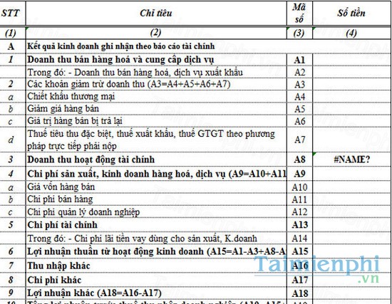 download bao cao tai chinh bang excel