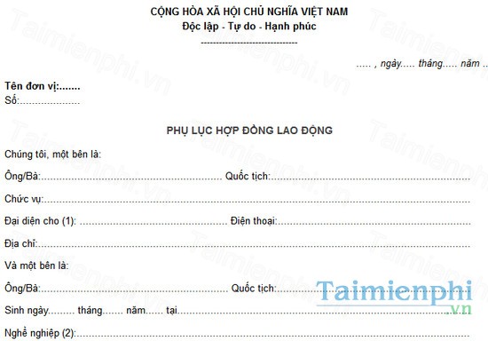 download phu luc hop dong lao dong
