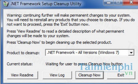 download net framework setup cleanup utility