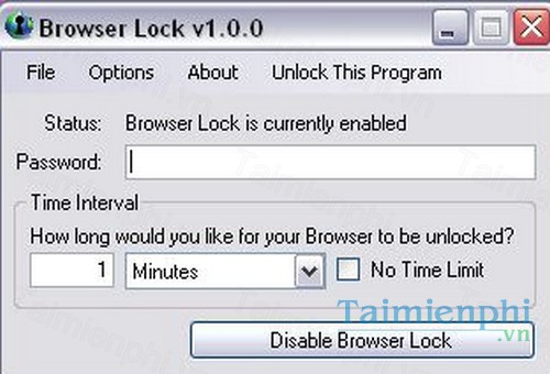 download browser lock