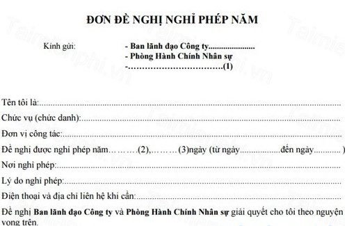 download don xin nghi phep nam