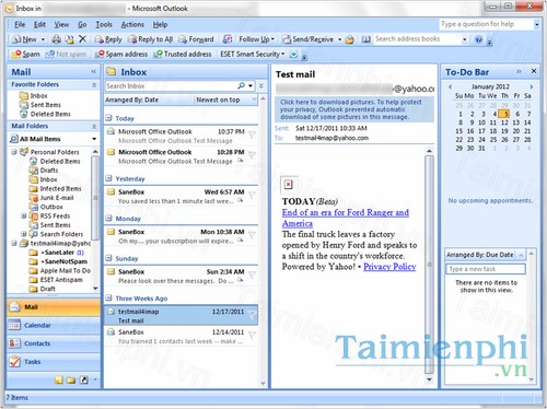 tải về Outlook 2007 - Quản lý email Outlook phiên bản 2007 2