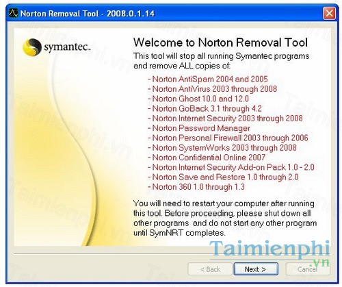 Norton Removal Tool