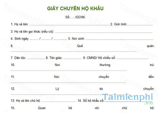 download giay chuyen ho khau