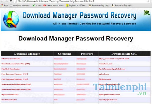 download portable download manager password recovery