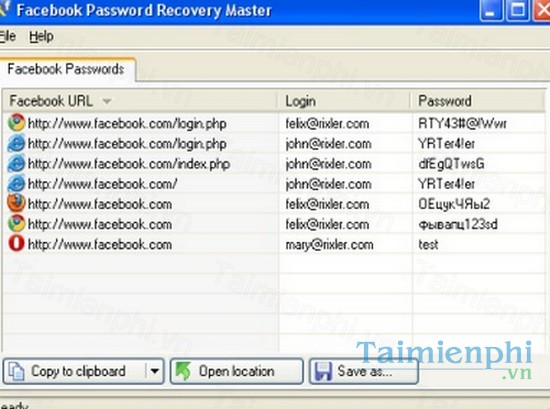 download facebook password recovery master