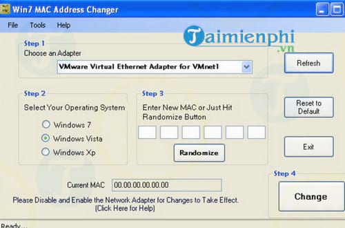 download mac address changer windows 7 free