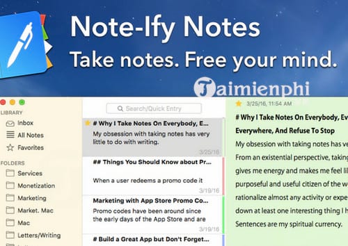 Note Ify Notes for Mac