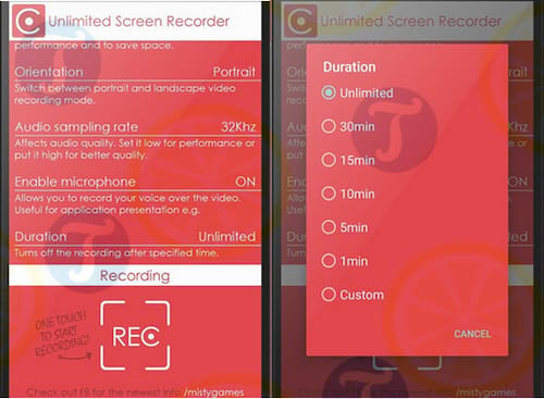 Unlimited Screen Recorder