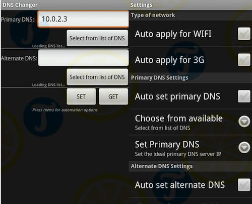 DNS Changer for Android