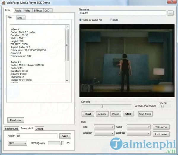 VisioForge Media Player SDK (Delphi Version)