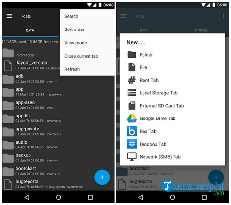 Tải Root Explorer, ứng dụng quản lý file cho điện thoại Android -taimi