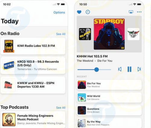 iPlay Radio & Music Player cho iPhone