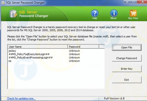 SQL Server Password Changer