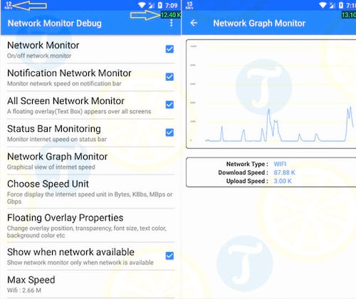 Live Internet Speed Monitor cho Android