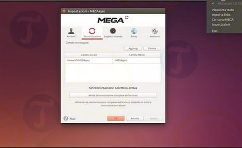 MEGAsync cho Linux