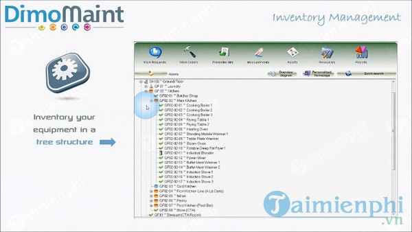 Phần mềm quản lý bảo trì thiết bị Topmaint
