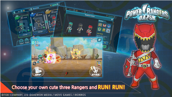 download power rangers dash sia cho android
