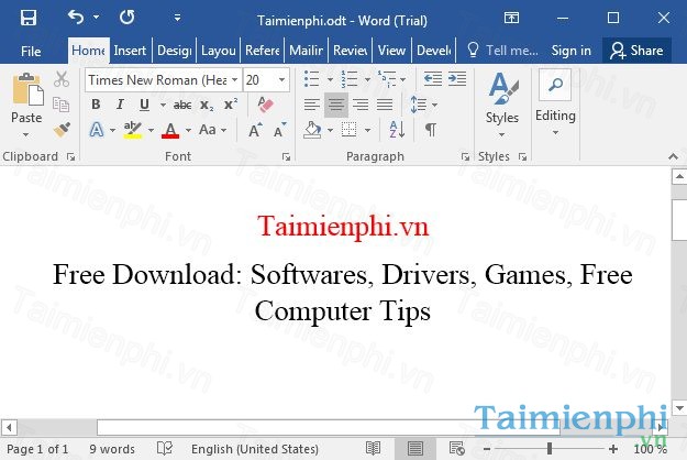 Tải Office 2016 - Download Word, Excel, Powerpoint 2016 -Taimienphi.Vn