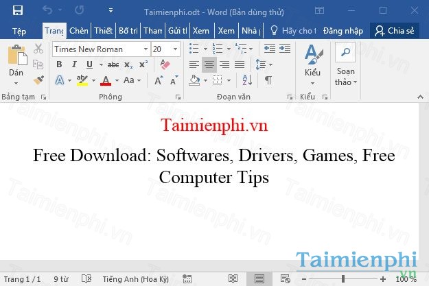 Tải Office 2016 - Download Word, Excel, PowerPoint 2016 