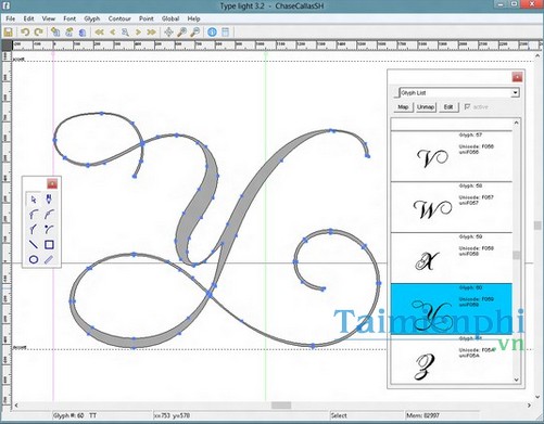 Type Light -Download- Tải về - Tạo và quản lý font chữ -taimienphi.vn